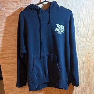 Toes on the Nose Men's Black Hoodie